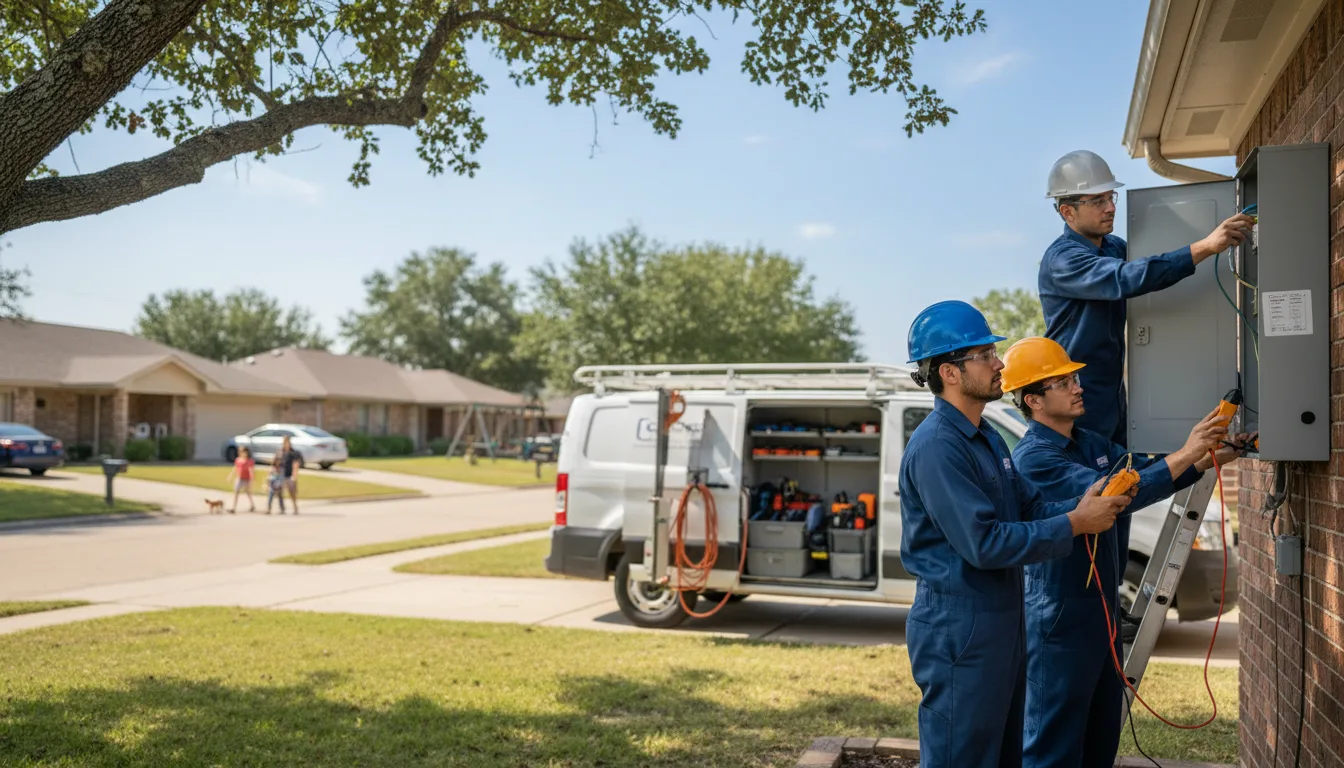 Certified electrician providing emergency electrical services in Creston, NC